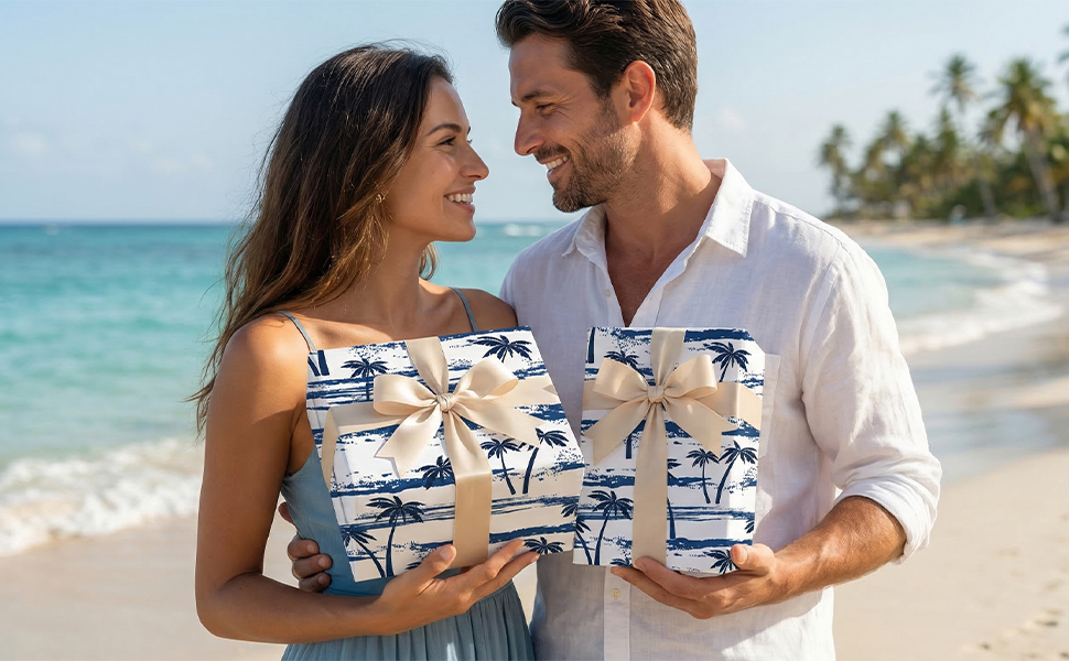 Blue Wrapping Paper