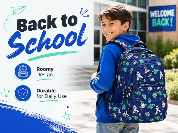 boys school backpack