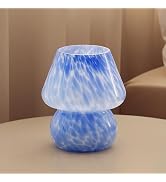 Dawnwake Mushroom Lamp Table Lamp for Bedroom,Small Desk Bedside Lamps for Living Room,Mushroom D...