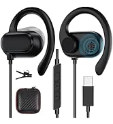 AHFYCIH Open Ear USB C Headphones Wired Earbuds with Over Ear Hook for Samsung Galaxy S26 S25 Ult...