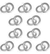 CouTunp 20PCS Oil Drain Plug Gasket Washer Crush Seal, 14mm Aluminum Engine Oil Drain Plug Washer...
