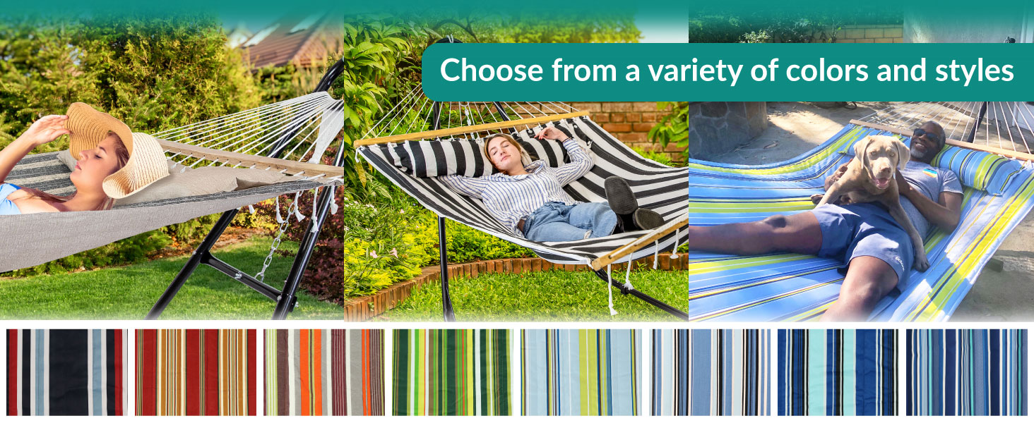 Choose from a variety of colors and styles