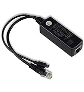 UCTRONICS IEEE 802.3af Micro USB Active PoE Splitter Power Over Ethernet 48V to 5V 2.4A for Table...