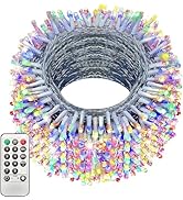 502ft 1500 LED Christmas Lights Outdoor,Plug in Multicolor String Light with Remote Control 8 Mod...