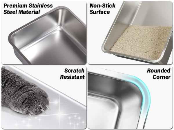 stainless steel litter box