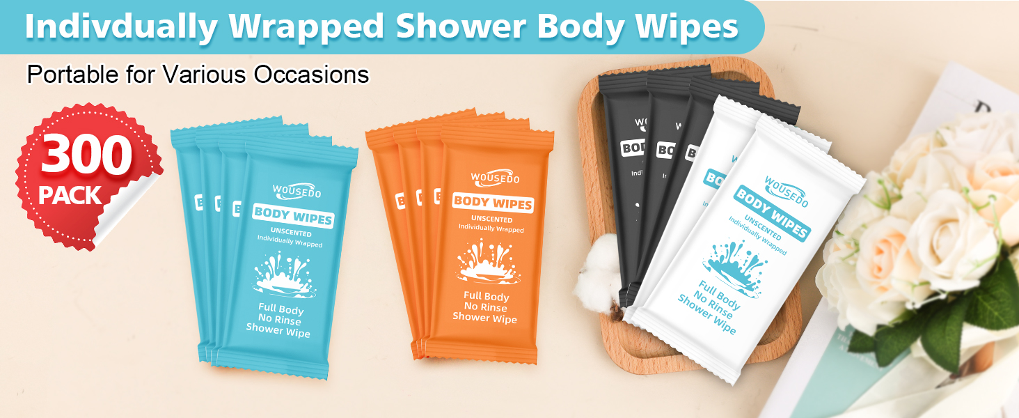 Body Wipes Individually Wrapped