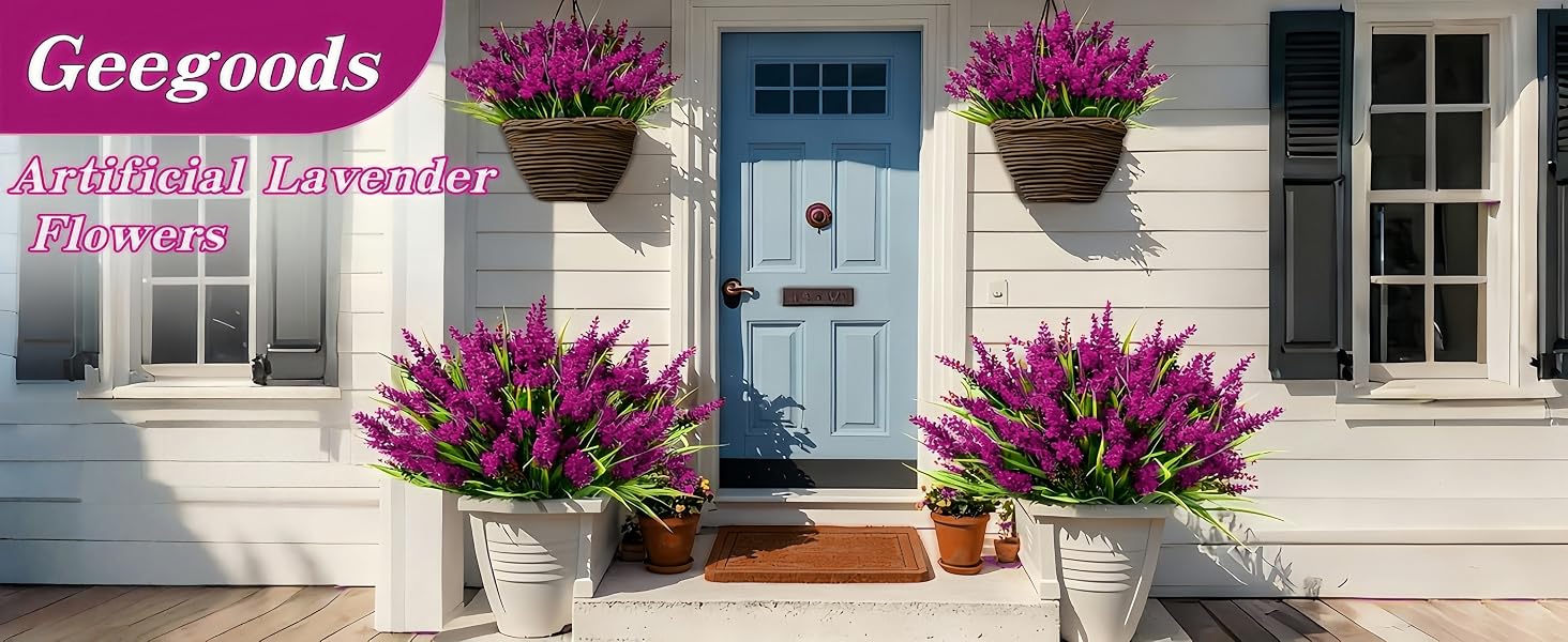 artificial flowers for outdoors