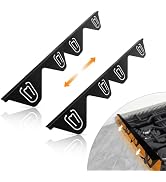 Stainless Steel Stove Gap Covers (2 Pack), Upgraded Version, Stove Gap Filler, Range Trim Kit for...