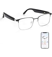 Tulbeys Smart Glasses Open Ear, AI Glasses Real-Time Translation, Color Change Lenses, Polarized ...