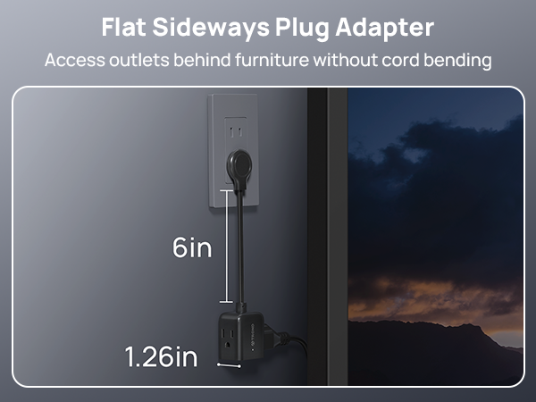 two prong outlet extender