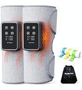 FLORAVIC Mother Gifts for Daily Pain & Comfort Use, Cordless Leg Massager with Heat, Calf Massage...