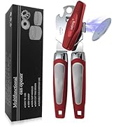 Safring Can Opener Manual with Magnet, Stainless Steel Handheld Heavy Duty Can Opener, Sharp Blad...