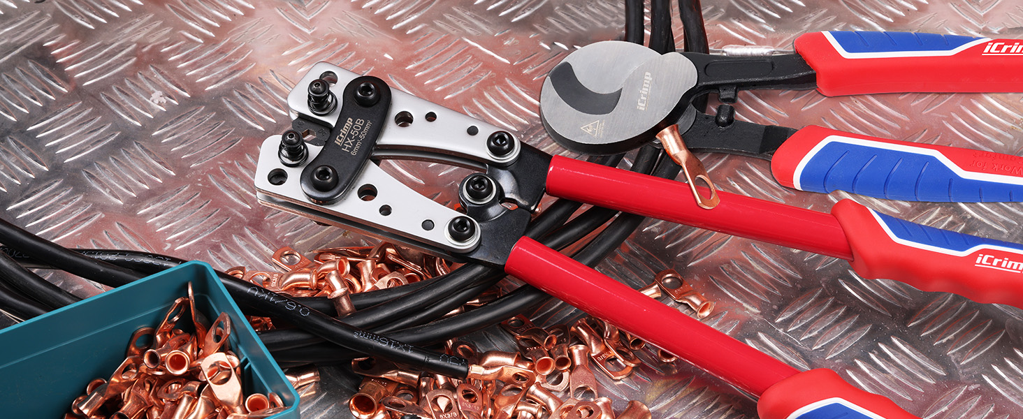 battery cable crimping tool battery copper lug battery terminal battery cable crimper cable cutter