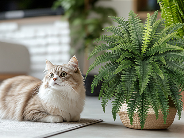 faux ferns