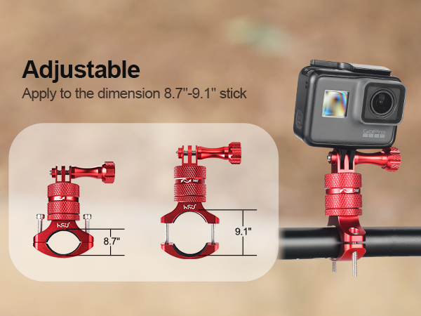 Aluminum Bike Bicycle Handlebar Mount for Gopro