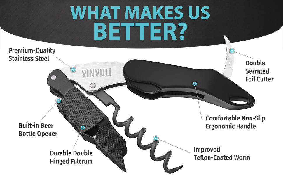 vinvoli wine opener corkscrew