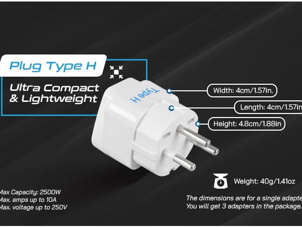 plug adapter for israel