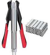 Proster Manual Hog Ring Plier Kit - Hog Ring Gun with 2500pcs Galvanized Steel Hog Rings for Auto...