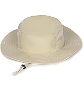 Zylioo XXL Oversize UV Fishing Sun Hat,Breathable Quick Dry Boonie Hats,Adjustable Cooling Safari...