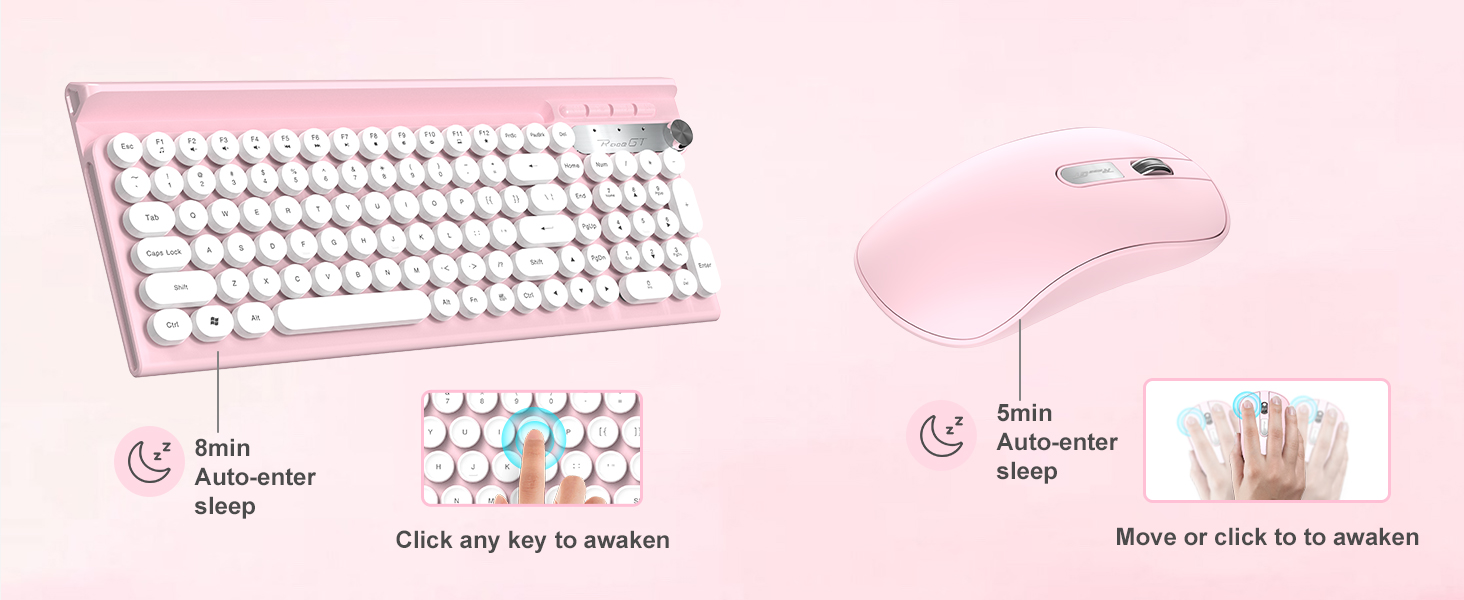 Typewriter Keyboard and Mouse