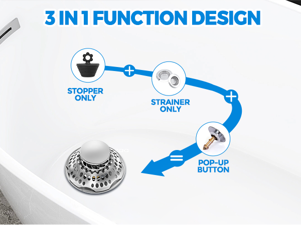 tub stopper bathtub drain