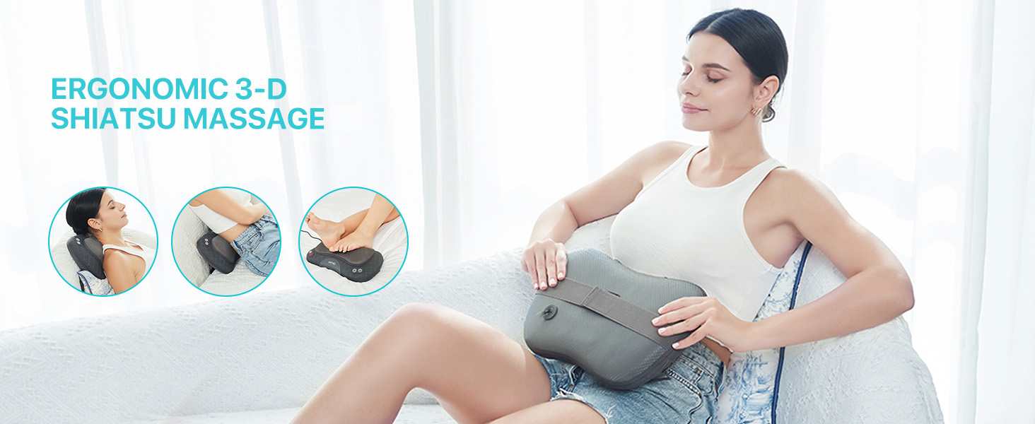 Wireless Neck Massager Pillow
