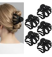 HFZRZFH 5-Pack Big Claw Octopus Hair Clips for Women and Girls - Strong Hold Jumbo Clips for Thic...