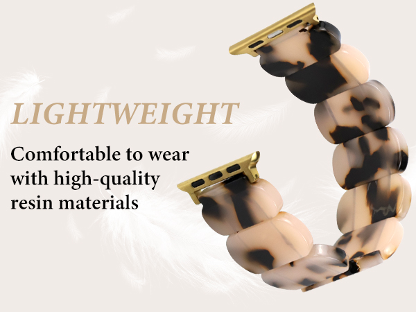Resin Stretchy Apple Watch Bands Women