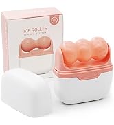 Ice Roller for Face and Eyes - Facial Skin Care Tools with 2 Roller and Carry Case to Reduce Puff...