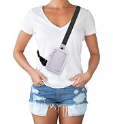 Peicees Mini Sling Bag for Men Women Crossbody Bag Travel Running Phone Daypack Shoulder Bags
