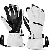 Unigear Ski Gloves Waterproof Touchscreen Snowboard Gloves, Warm Winter Snow Gloves for Cold Weat...