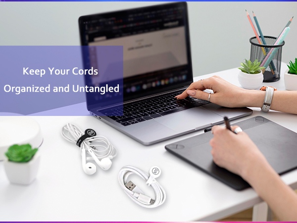 magnetic cable clips cord organizer holders