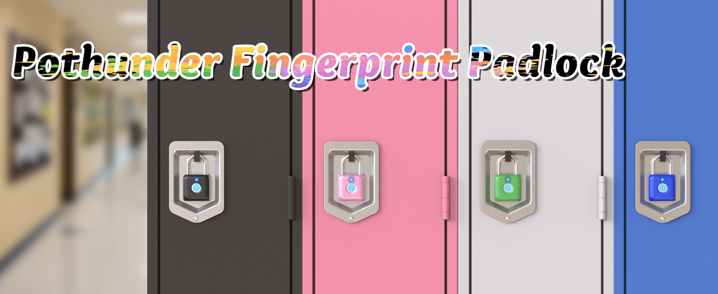 Pothunder Fingerprint Padlock