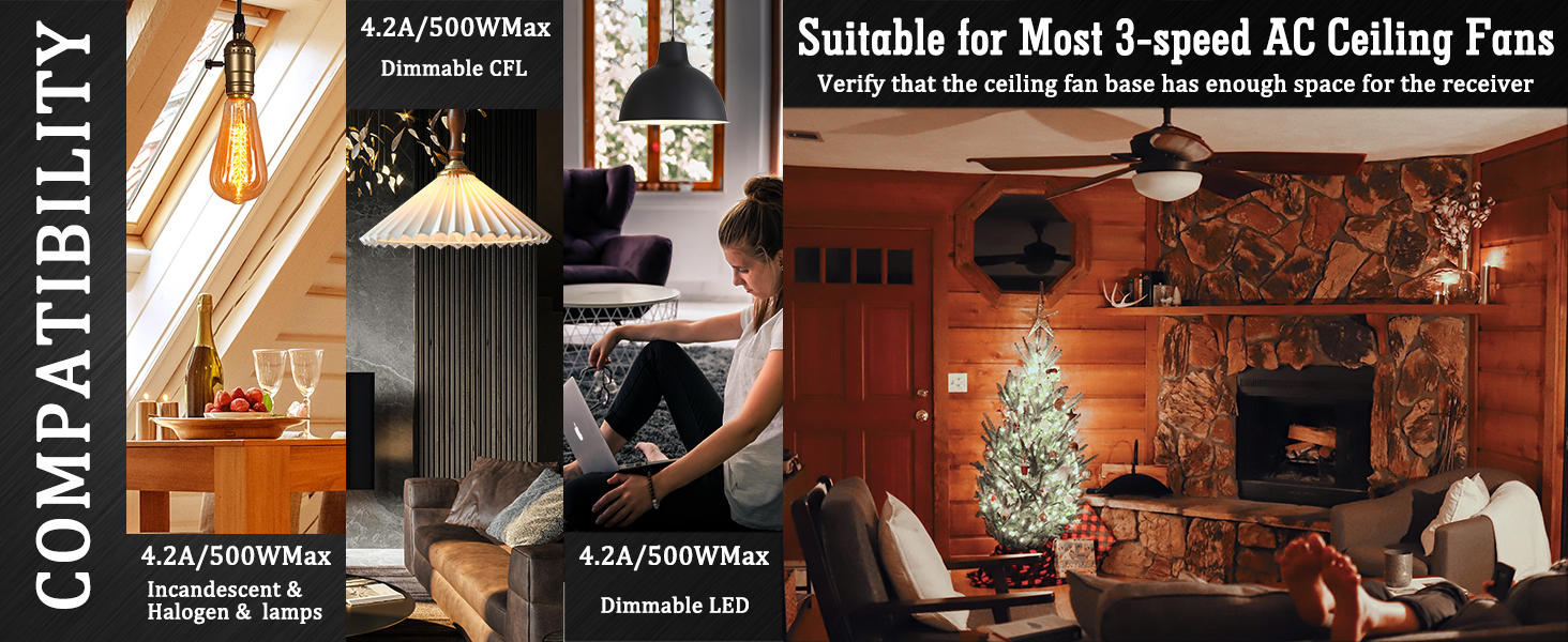 universal ceiling fan remote