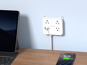 wall mount extendable outlet