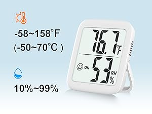 digital hygrometer indoor thermometer