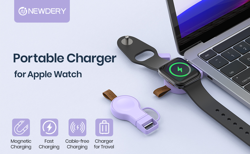 Portable iWatch USB Wireless Charger