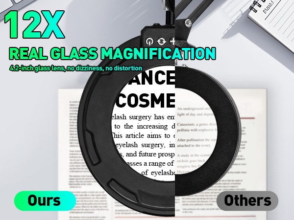 lighted magnifying glasses for crafts