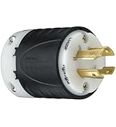Legrand Pass & Seymour L1420PCCV3 Turnlok Industrial Spec Grade Locking plug, 20 Amp 125/250V, NE...