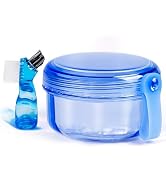 Mckkor Leak Proof Portable Denture Bath Case Denture Cleaning Cup, False Teeth Holder Mouthguard ...