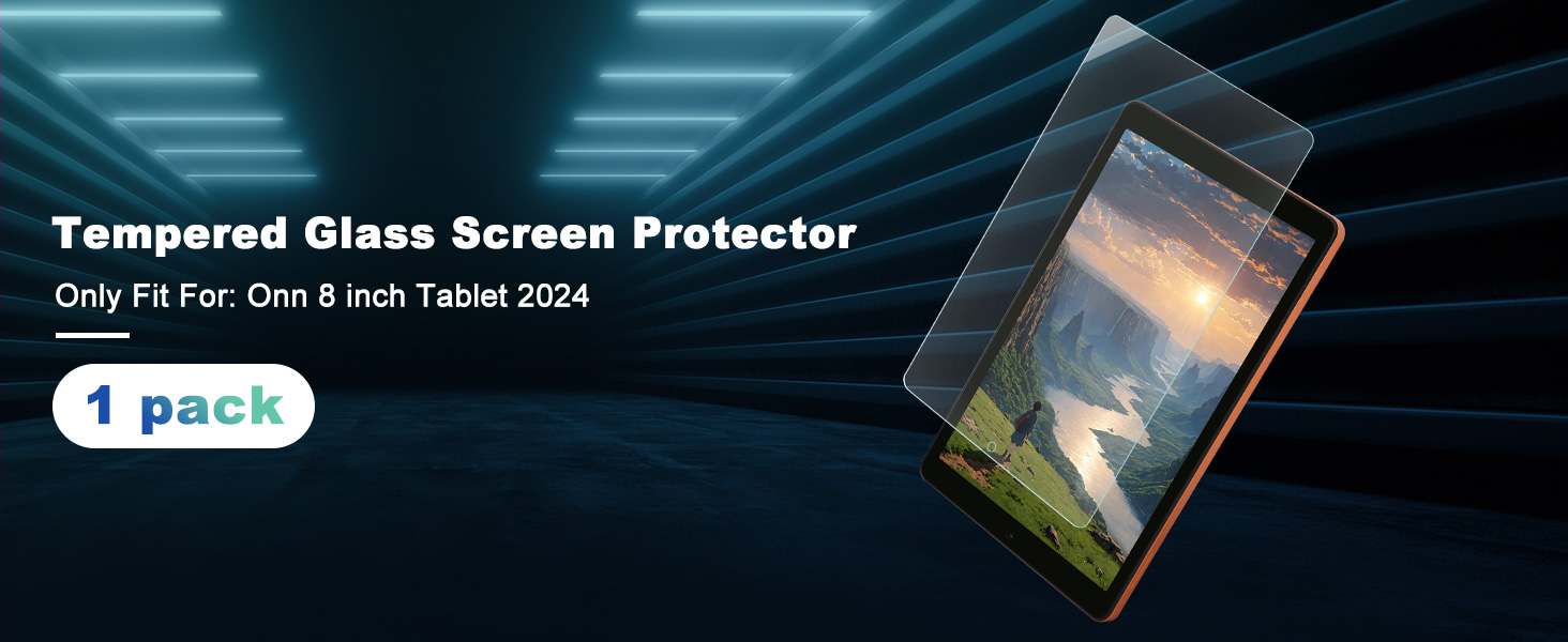 Onn 8 tablet screen protector 2024