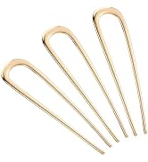 BEoffer French Hair Pin 3PCS Metal Hair Pins for Women Elegant French Twists, Buns and Updos with...