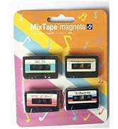 4Pcs Vinyl Record Fridge Magnet Music Refrigerator Magnets,Strong Magnetic Sticker Decor for Craf...