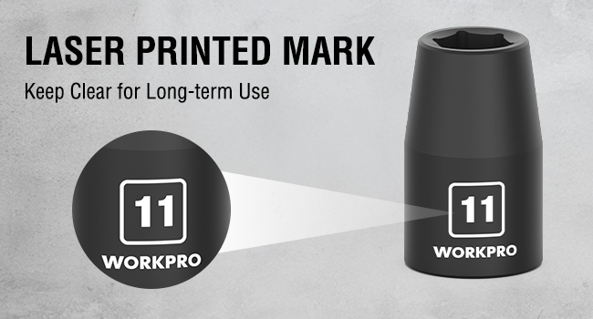 laser printed mark