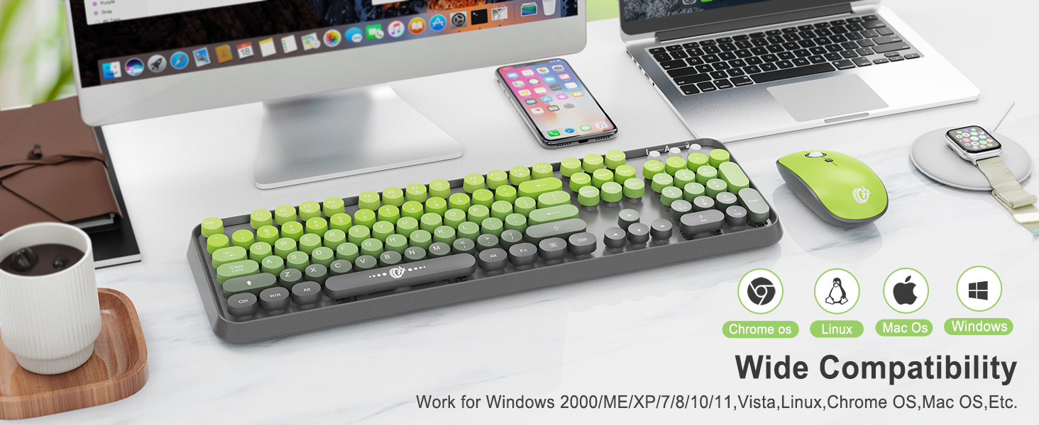 cute keyboard and mouse wireless wireless keyboard and mouse large typewriter keyboard wireless