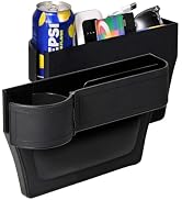 Hiseanllo Car Seat Gap Filler Organizer, 2 Pack Multifunctional Car Seat Organizer with Adjustabl...
