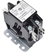 CGele 2 Pole Air Conditioner Contactor 30 Amp 24V Coil,Heavy Duty Condenser Contactor Compressor ...