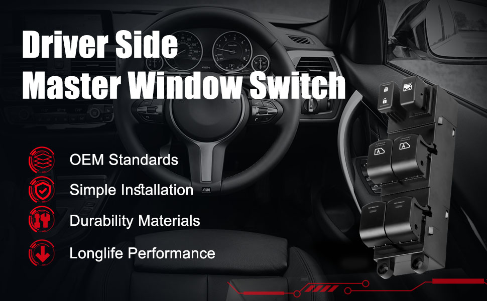 master window switch for 2004-2014 Nissan Armada