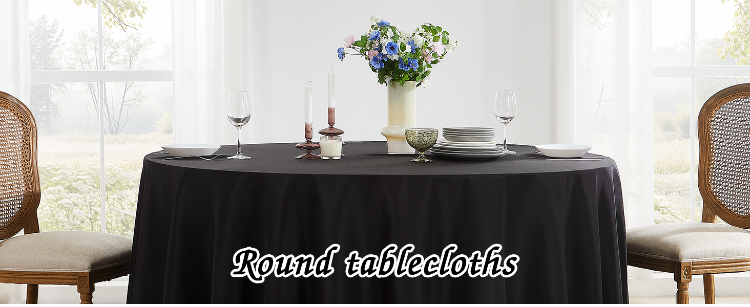 black round Tablecloths