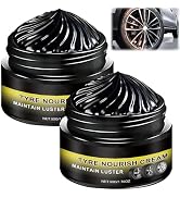 dssuoa 2Pcs Tire Polishing Paste,Tire Coating Paste,Car Tire Shine with Sponge,Long-Lasting Tire ...